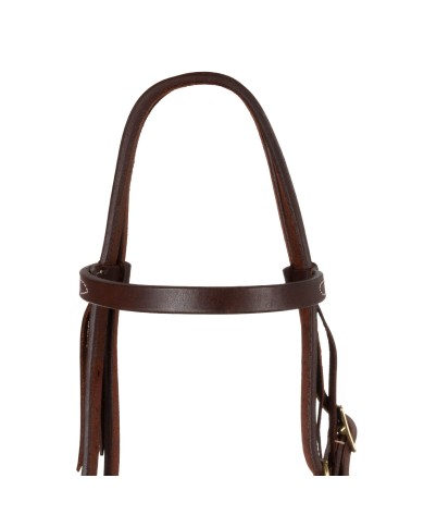 WESTERN TIE ENDS BROWBAND BRIDLE