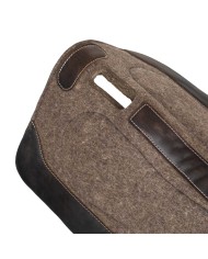 PURE WOOL FELT SADDLE PAD WITH GRAIN WEAR LEATHER REINFORCEMENTS 31X32