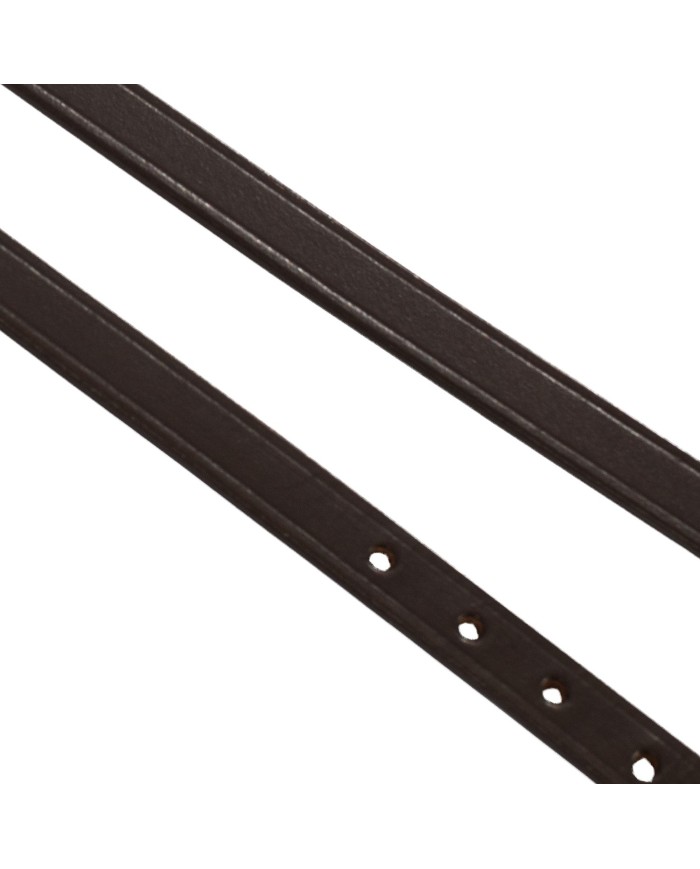 LACCIOLINI PER SPERONI IN CUOIO EQUESTRO FIBBIA ROSE GOLD