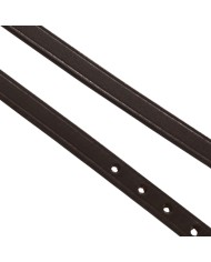 LACCIOLINI PER SPERONI IN CUOIO EQUESTRO FIBBIA ROSE GOLD