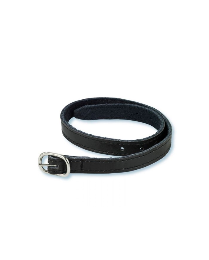 Stubben leather Spurs straps, 45 cm black (1 pair)