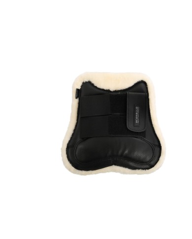 ECO-LEATHER TENDON BOOTS W/DOUBLE FASTENING