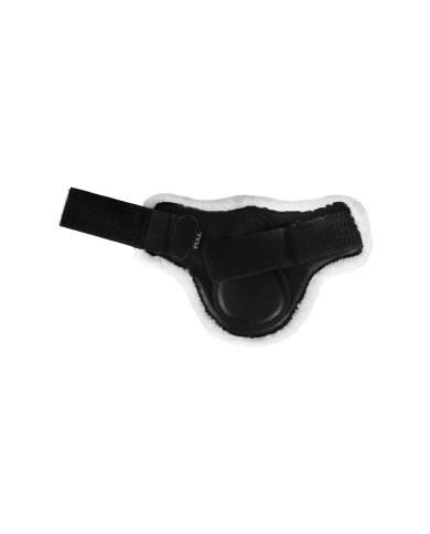 ECO-LEATHER ANKLE BOOTS W/DOUBLE FASTENING