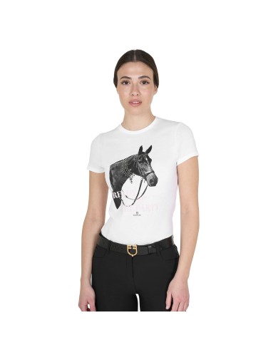 WOMEN S READY TO THE PARTY COTTON T-SHIRT