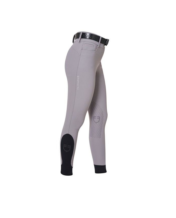 WOMEN S HIGH WAIST STONES LOGO KNEE GRIP BREECHES