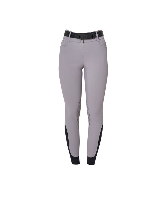 WOMEN S HIGH WAIST STONES LOGO KNEE GRIP BREECHES