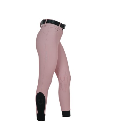 WOMEN S HIGH WAIST STONES LOGO KNEE GRIP BREECHES