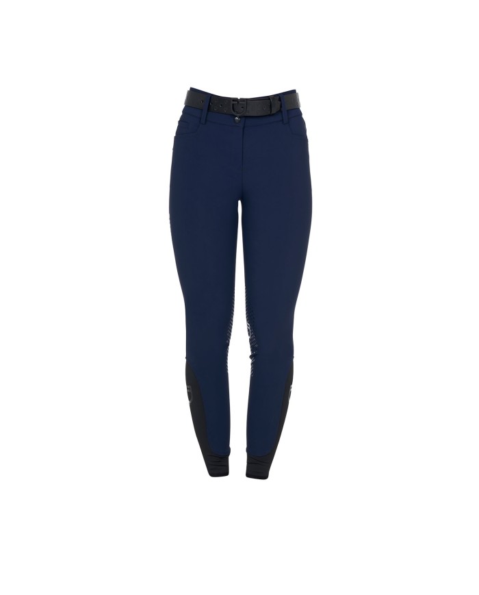 WOMEN S HIGH WAIST STONES LOGO KNEE GRIP BREECHES