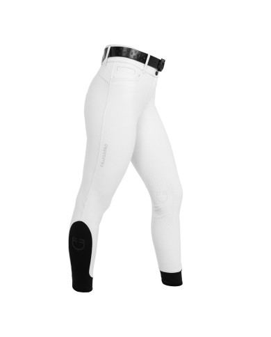 WOMEN S HIGH WAIST STONES LOGO KNEE GRIP BREECHES