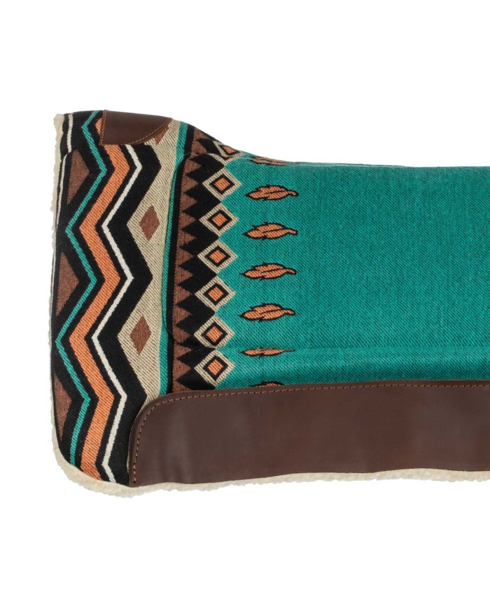 WYOMING WESTERN SADDLE PAD ECO WOOL PADDING