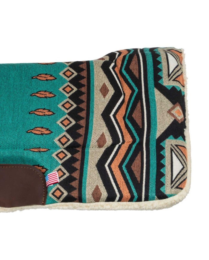 WYOMING WESTERN SADDLE PAD ECO WOOL PADDING