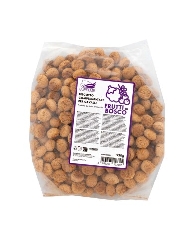BISCOTTO VEGETALE PER CAVALLI GUSTO FRUTTI DI BOSCO (930 GR)