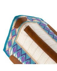 CONTOURED SADDLE PAD WITH WOOLEN BLANKET 34X36