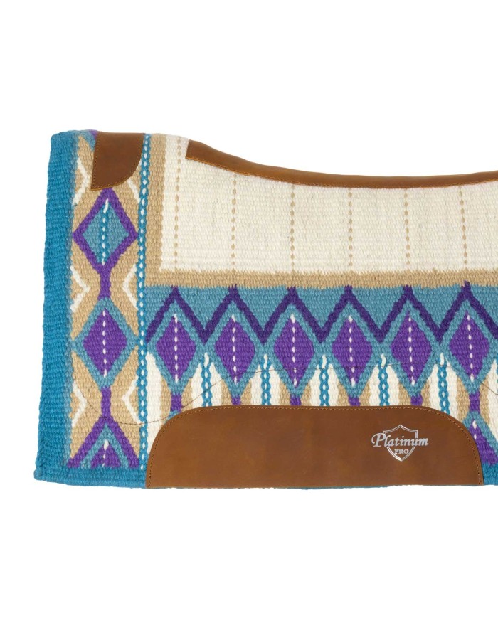 CONTOURED SADDLE PAD WITH WOOLEN BLANKET 34X36