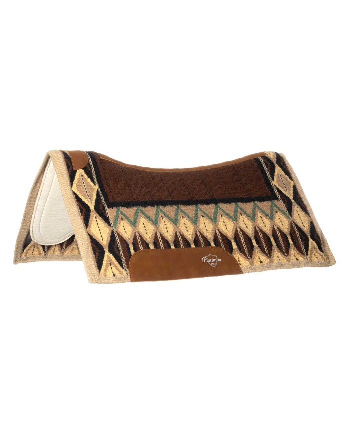 CONTOURED SADDLE PAD WITH WOOLEN BLANKET 34X36