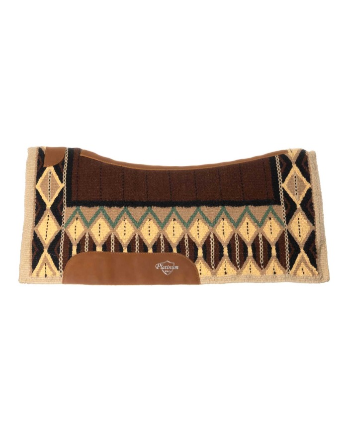 CONTOURED SADDLE PAD WITH WOOLEN BLANKET 34X36