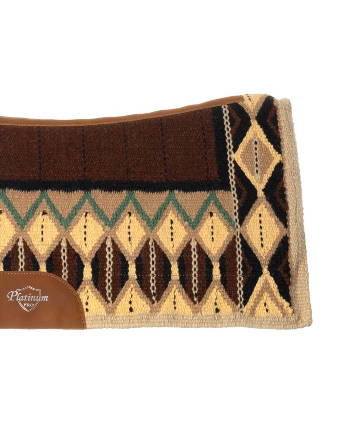 CONTOURED SADDLE PAD WITH WOOLEN BLANKET 34X36