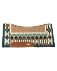 CONTOURED SADDLE PAD WITH WOOLEN BLANKET 34X36