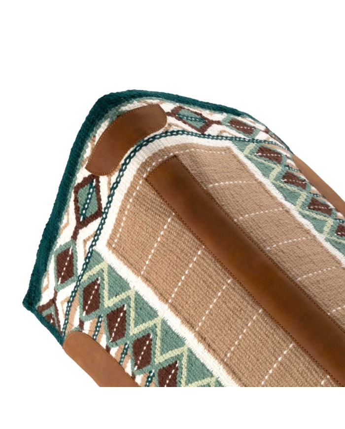 CONTOURED SADDLE PAD WITH WOOLEN BLANKET 34X36