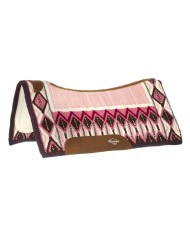 CONTOURED SADDLE PAD WITH WOOLEN BLANKET 34X36