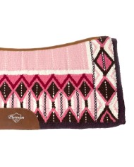 CONTOURED SADDLE PAD WITH WOOLEN BLANKET 34X36