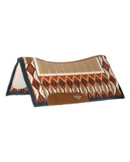CONTOURED SADDLE PAD WITH WOOLEN BLANKET 34X36