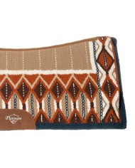 CONTOURED SADDLE PAD WITH WOOLEN BLANKET 34X36