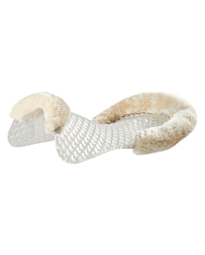 RESPIRA AIR RELEASE SOFT GEL PAD CUT OUT SHEEPSKIN JUST GEL