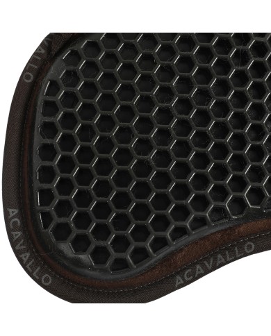 WITHERS FREE HEXAGONAL GEL PAD W/MEMORY & BACK SHEEPSKIN EDGE