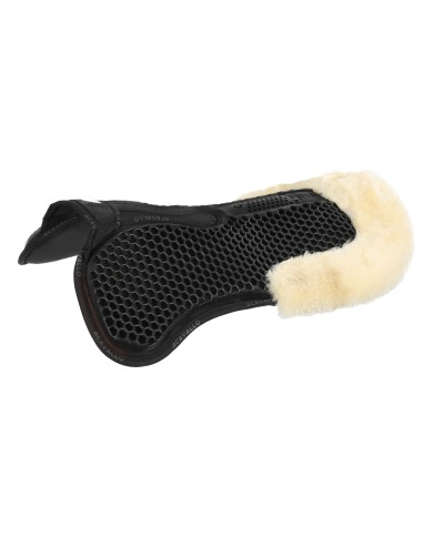 WITHERS FREE HEXAGONAL GEL PAD W/MEMORY & BACK SHEEPSKIN EDGE