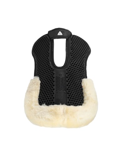 WITHERS FREE HEXAGONAL GEL PAD W/MEMORY & BACK SHEEPSKIN EDGE