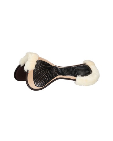 CLOSE CONTACT GEL & MEMORY FOAM 1/2 PAD W/SHEEPSKIN