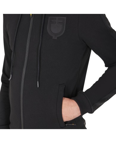 MEN S FULL ZIP HOODIE WITH INSIDE FLEECE