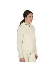 WOMEN S SHINY TRASPARENT LOGO HOODIE