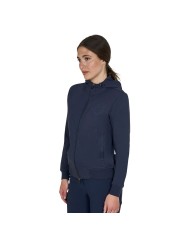 WOMEN S SHINY TRASPARENT LOGO HOODIE