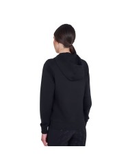 WOMEN S SHINY TRASPARENT LOGO HOODIE