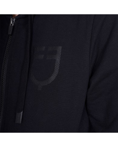 WOMEN S SHINY TRASPARENT LOGO HOODIE