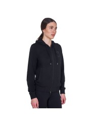 WOMEN S SHINY TRASPARENT LOGO HOODIE