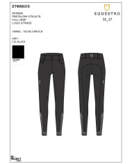 WOMEN S HIGH WAIST STONES LOGO FULL GRIP BREECHES