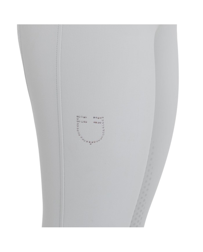 WOMEN S HIGH WAIST STONES LOGO FULL GRIP BREECHES