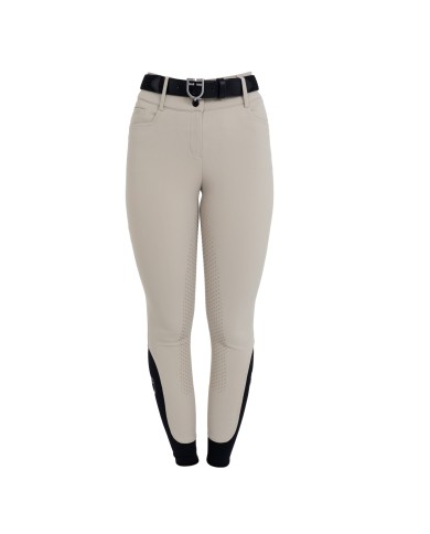 WOMEN S HIGH WAIST STONES LOGO FULL GRIP BREECHES