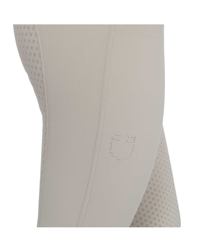 WOMEN S HIGH WAIST STONES LOGO FULL GRIP BREECHES