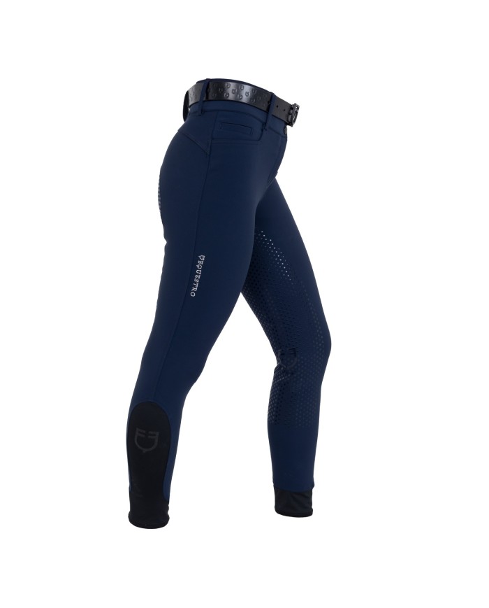 WOMEN S HIGH WAIST STONES LOGO FULL GRIP BREECHES