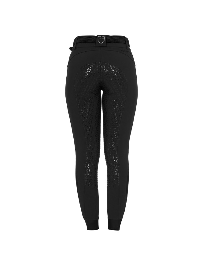 WOMEN S HIGH WAIST STONES LOGO FULL GRIP BREECHES