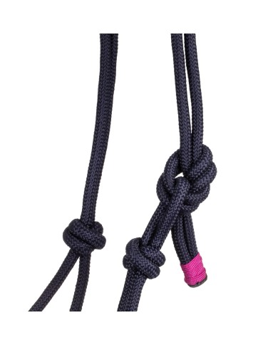 FANCY BRAIDED NOSE ROPE ROPE HALTER W/LEAD
