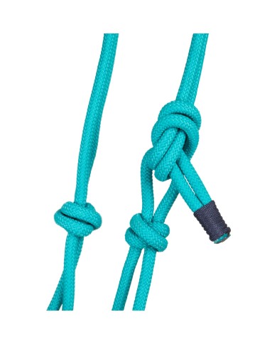 FANCY BRAIDED NOSE ROPE ROPE HALTER W/LEAD