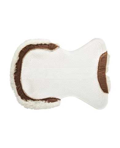 THERAPEUTIC GEL PAD CUT OUT 1/2 SHEEPSKIN EDGE JUST GEL