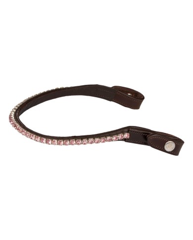 ACAVALLO BROWBAND W/ROUND CRYSTALS