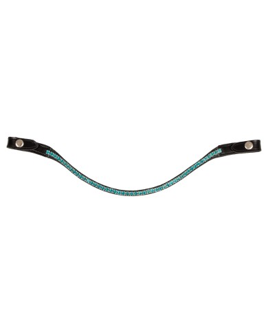 ACAVALLO BROWBAND W/ROUND CRYSTALS