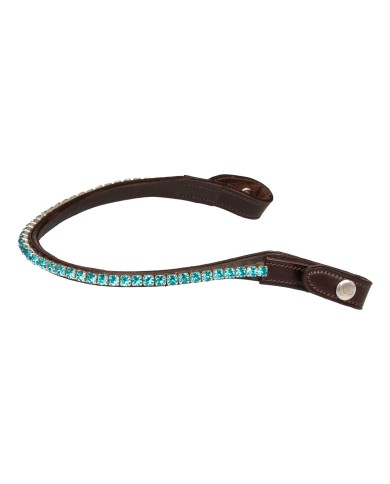ACAVALLO BROWBAND W/ROUND CRYSTALS